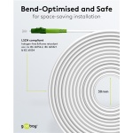 GOOBAY καλώδιο οπτικής ίνας LC-APC 59583, Singlemode OS2, 0.5m, λευκό - Image 3