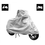 PROPLUS κουκούλα μηχανής 610250 με θήκη, XL 246x104x127cm, ασημί - Image 2