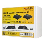 DELOCK HDMI video extender 65943 μέσω καλωδίου RJ45, 1080p, HDBitT, 100m - Image 4