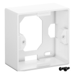 GOOBAY επιτοίχια πρίζα CAT 6a 68572, 2x RJ45, 80x80mm, λευκή - Image 3