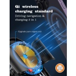 LDNIO ασύρματος φορτιστής & βάση αυτοκινήτου MW21, 15W, μαύρο - Image 4