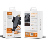 LDNIO ασύρματος φορτιστής & βάση αυτοκινήτου MW21, 15W, μαύρο - Image 5