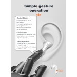 LDNIO earphones με θήκη φόρτισης T03, True Wireless, HiFi, Φ13mm, μαύρα - Image 5