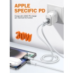 LDNIO καλώδιο Lightning σε USB-C LC602I, 30W PD, 2m, γκρι - Image 2