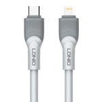 LDNIO καλώδιο Lightning σε USB-C LC602I, 30W PD, 2m, γκρι