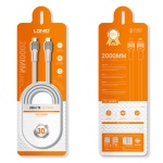 LDNIO καλώδιο Lightning σε USB-C LC602I, 30W PD, 2m, γκρι - Image 3