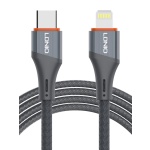 LDNIO καλώδιο Lightning σε USB-C LC631I, 30W PD, 1m, γκρι