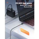 LDNIO καλώδιο USB-C σε USB-C LC441C, 65W PD, 1m, γκρι - Image 2