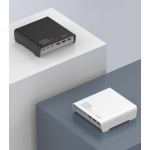 LDNIO σταθμός φόρτισης Q605, 3x USB-C & 3x USB, 120W, PD/QC, λευκός - Image 2