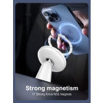 LDNIO ασύρματος φορτιστής WL01 με LED φωτισμό, 3 σε 1, 15W, λευκός - Image 4