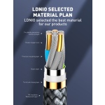 LDNIO καλώδιο Lightning σε USB-C LC111, 30W PD, 1m, γκρι - Image 4
