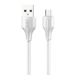 LDNIO καλώδιο Micro USB σε USB LS540, 2.4A, 20cm, λευκό