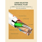 LDNIO καλώδιο USB-C σε USB-C LC121C, 65W PD, 1m, λευκό - Image 4