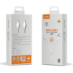 LDNIO καλώδιο USB-C σε USB-C LC121C, 65W PD, 1m, λευκό - Image 5