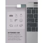 LDNIO αντάπτορας USB-C σε USB LC140, αρσενικό σε θηλυκό, γκρι - Image 2