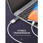 LDNIO αντάπτορας USB-C σε USB LC140, αρσενικό σε θηλυκό, γκρι - Image 3