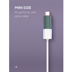 LDNIO αντάπτορας USB-C σε USB LC140, αρσενικό σε θηλυκό, γκρι - Image 4