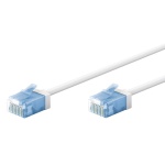GOOBAY καλώδιο δικτύου 74288, CAT 6A U/UTP, ultra slim, copper, 500MHz, 3m, λευκό