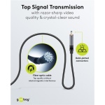 GOOBAY καλώδιο HDMI 2.1 76277 με Ethernet, 8K/60Hz, 48 Gbps, 40m, μαύρο - Image 3