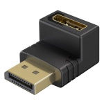 GOOBAY αντάπτορας DisplayPort 77130, 8K/144Hz, γωνιακός, μαύρος