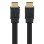 GOOBAY καλώδιο HDMI 77133 με Ethernet, flat, 8K/60Hz, 48 Gbps, 1m, μαύρο - Image 4