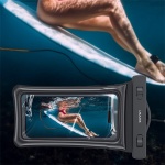 USAMS αδιάβροχη θήκη smartphone US-YD011, έως 7", IPX8, μαύρη - Image 3