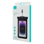 USAMS αδιάβροχη θήκη smartphone US-YD011, έως 7", IPX8, μαύρη - Image 5