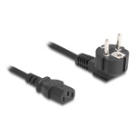 DELOCK καλώδιο τροφοδοσίας 81298, 3x 1.00mm², 1m, μαύρο