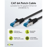 GOOBAY καλώδιο δικτύου 93820, CAT 6A S/FTP, 500MHz, Copper, 5m, μαύρο - Image 2