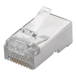 GOOBAY βύσμα RJ45 93829, CAT 6 STP, μεταλλικό, 10τμχ