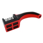 Ακονιστήρι μαχαιριών AG422B, 2 επιπέδων, μαύρο-κόκκινο - Image 2