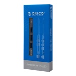 ORICO USB hub AH-13, 4x θυρών, USB 3.0, 5Gbps, USB-C σύνδεση, γκρι - Image 3
