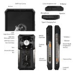 ULEFONE smartphone Armor 28 Pro, 6.67" & 1.04, 16/512GB, 5G, 10600mAh, IP68/IP69K/MIL-STD-810H, μαύρο - Image 5