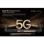 ULEFONE smartphone Armor X16 Pro, 6.56", 8/256GB, 5G, 10360mAh, IP68/IP69K/MIL-STD-810H, μαύρο - Image 4