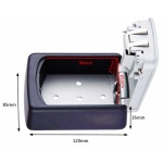 C-TECH κλειδοθήκη τοίχου B106 με συνδυασμό 4 ψηφίων, 480gr - Image 4