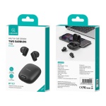 USAMS earphones με θήκη φόρτισης ID25, TWS, Φ13mm, 30/230mAh, μαύρα - Image 4
