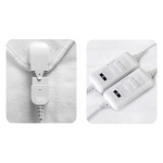 BRUNO ηλεκτρική κουβέρτα BRN-0065, διπλή, 160x140cm, 2x 60W, χειριστήρια - Image 2