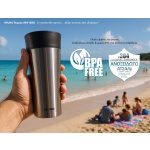 BRUNO θερμός BRN-0068, εργονομικό καπάκι, anti-slip, 360ml, ασημί - Image 3