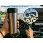 BRUNO θερμός BRN-0068, εργονομικό καπάκι, anti-slip, 360ml, ασημί - Image 5