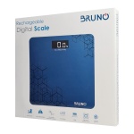 BRUNO ψηφιακή ζυγαριά BRN-0073, έως 180kg, επαναφορτιζόμενη, μπλε - Image 3
