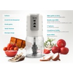 BRUNO πολυκόπτης BRN-0082, 2 ταχύτητες, 400W, 500ml, 4 λεπίδες, λευκός - Image 2