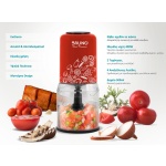 BRUNO πολυκόπτης BRN-0089, 2 ταχύτητες, 400W, 500ml, 4 λεπίδες, κόκκινος - Image 2