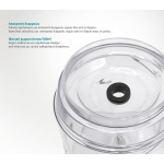 BRUNO πολυκόπτης BRN-0089, 2 ταχύτητες, 400W, 500ml, 4 λεπίδες, κόκκινος - Image 5