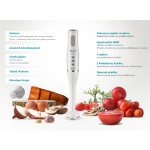 BRUNO ραβδομπλέντερ BRN-0091, 2 ταχύτητες, 500W, λευκό - Image 2