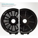 BRUNO ηλεκτρικός στίφτης BRN-0096, συνεχούς ροής, 600W, inox-μαύρο - Image 3