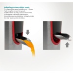 BRUNO ηλεκτρικός στίφτης BRN-0096, συνεχούς ροής, 600W, inox-μαύρο - Image 5