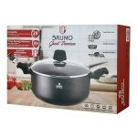 BRUNO κατσαρόλα Granit Premium BRN-0121 με αντικολλητική επίστρωση, 24cm - Image 5