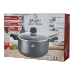 BRUNO κατσαρόλα Granit Premium BRN-0122 με αντικολλητική επίστρωση, 26cm - Image 5