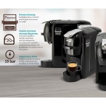 BRUNO καφετιέρα espresso 3 σε 1 BRN-0124, 1450W, 19 bar, μαύρη - Image 4