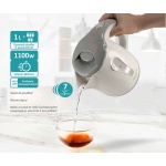 BRUNO βραστήρας νερού BRN-0141, 1L, 1100W, λευκό-γκρι - Image 3